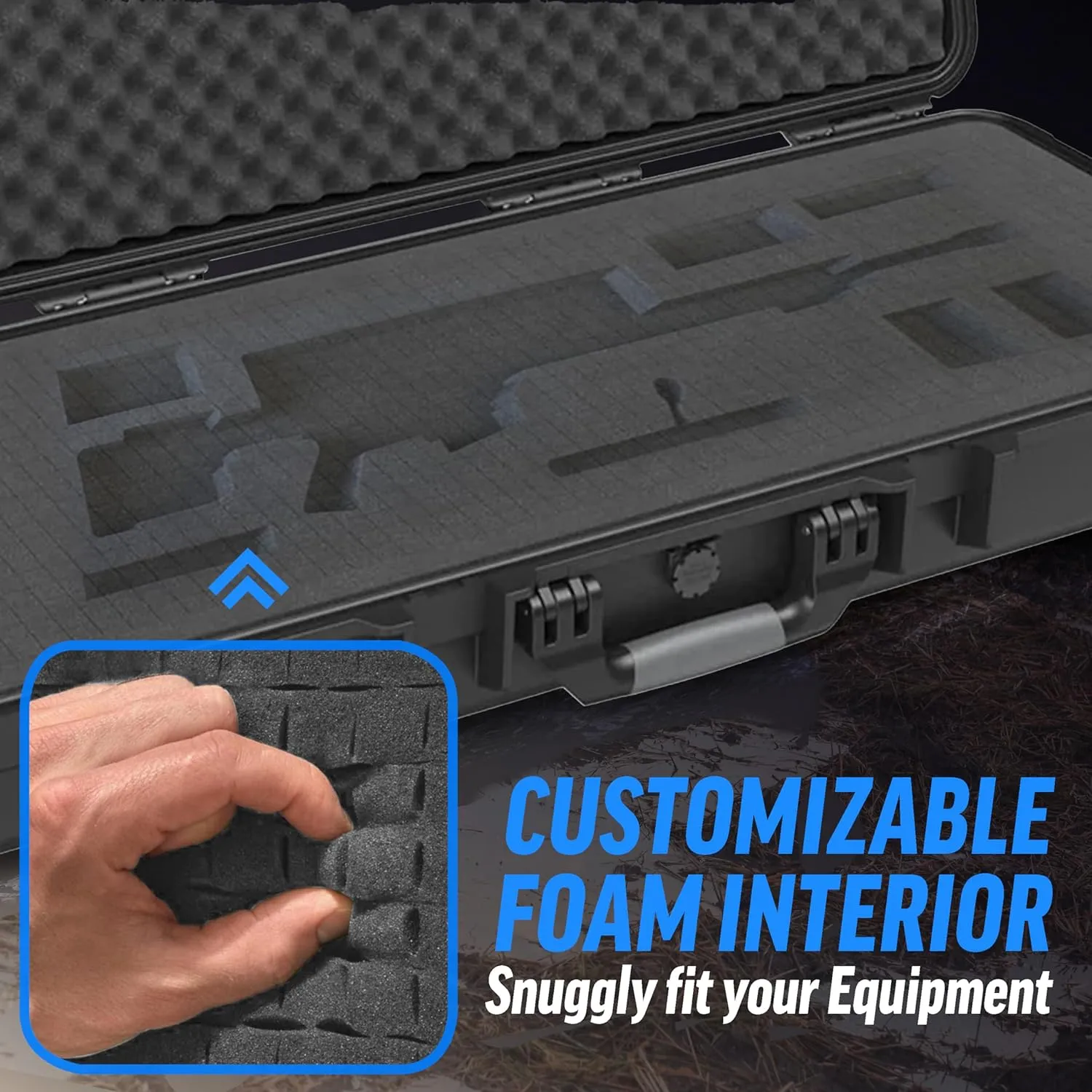 BluBox TSA Approved Rifle Carry Case - Waterproof Long Case