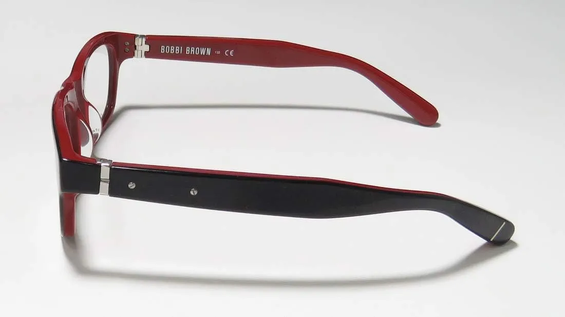 Bobbi Brown The Bobbi Womens/Ladies Rectangular Full-Rim Brand Name Glamorous In Style Eyeglasses/Eyeglass Frame