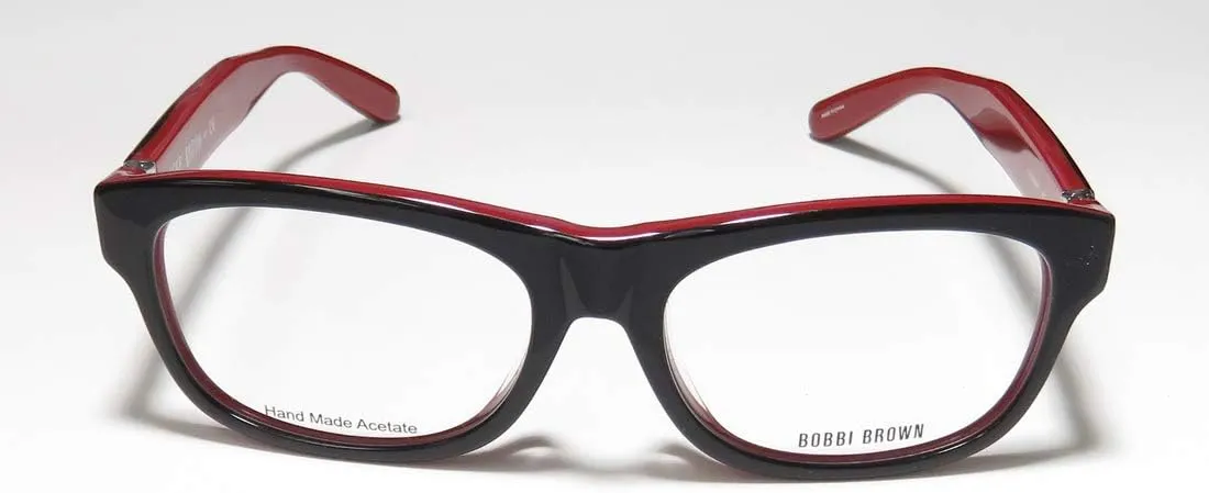 Bobbi Brown The Bobbi Womens/Ladies Rectangular Full-Rim Brand Name Glamorous In Style Eyeglasses/Eyeglass Frame