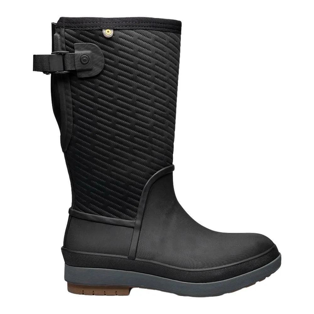 BOGS Ladies Crandall Tall Adjustable Calf Black Waterproof Insulated Boots 72702