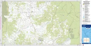 Bonalbo 9440-4S Topographic Map 1:25k