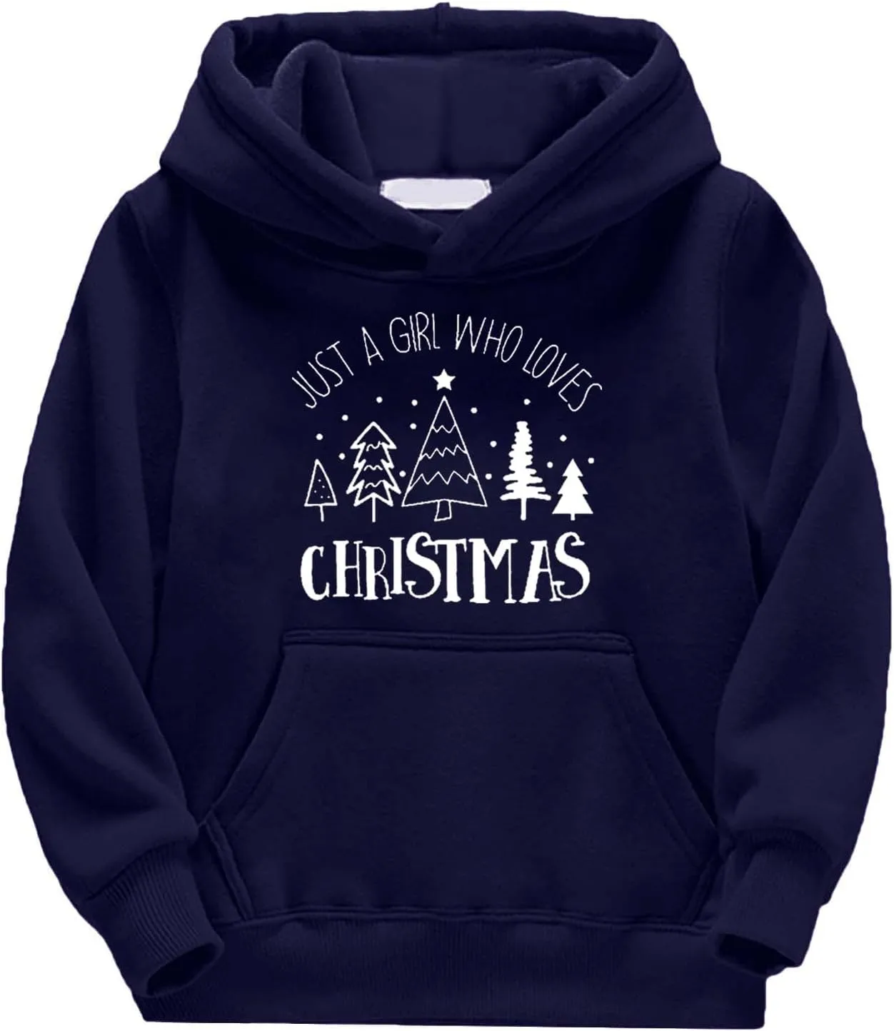 Boys Girls Christmas Clothes Kids Hoodie Sweatshirt Long Sleeve Funny Graphic Oversized Sweater Pullover