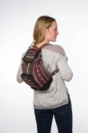 Brown Backpack Limited discounts Impressive variety Triangle - Cotton