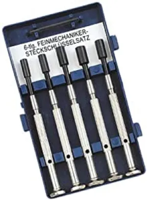 Brueder M 1135-6 Precision Engineered Socket Spanner Set