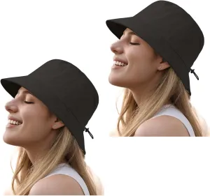 Bucket Sun Hat for Women&Man, UPF50 /Lightweight/Quick-Dry/Waterproof Fishing Hat for Fishing/Camping/Gardening
