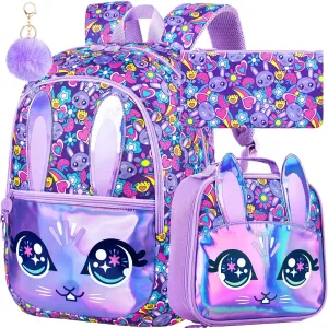 Bunny Rabbit School Bag Set