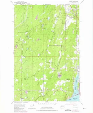 Burley WA topo map, 1:24000 Scale, 7.5 X 7.5 Minute, Historical, 1953, Updated 1976, 26.9 x 22.1 in