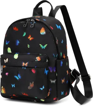 Butterfly Mini Backpack for Women Girls, Small Backpack Purse for Teens Kids School Travel