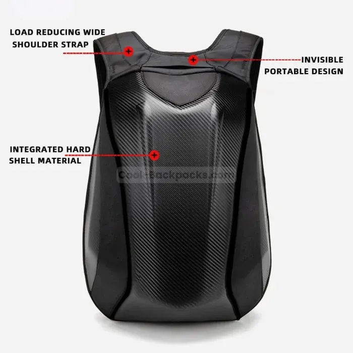 Carbon Fiber Hard Shell Backpack