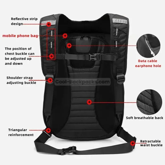 Carbon Fiber Hard Shell Backpack