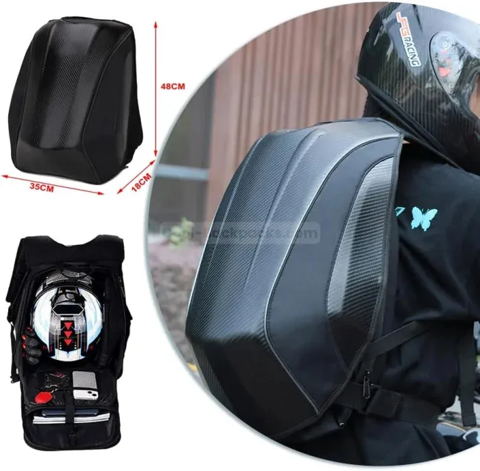 Carbon Fiber Hard Shell Backpack