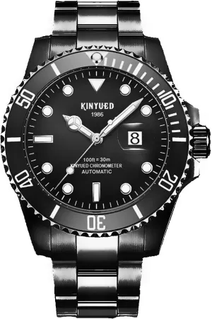 Carlien New Classic Luxury Men's Automatic Watch Stainless Steel Waterproof Mechanical Watch