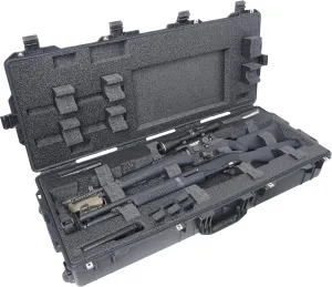Case Club 2 Rifle (or Shotgun) Waterproof Case fits Multiple Guns & 3 Pistols
