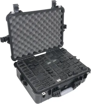 Case Club 90 Pistol Magazine Case, Protective Hard Case, Waterproof & Crushproof, Pressure Valve, Folding Handles & Lockable, Airline Approved
