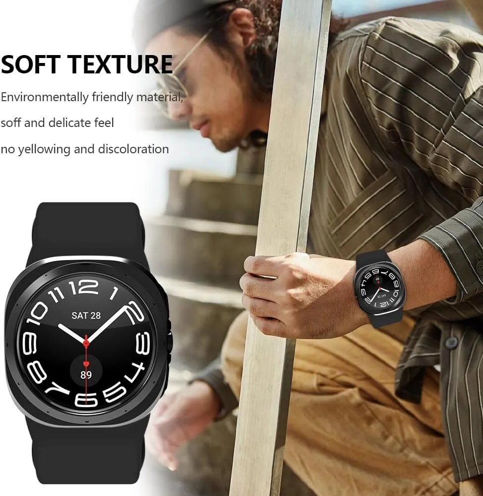 Case Full Cover For Samsung Galaxy Watch 7 40mm 44mm TPU Anti drop and waterproof Protector Case
