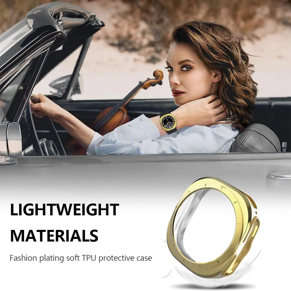 Case Full Cover For Samsung Galaxy Watch 7 40mm 44mm TPU Anti drop and waterproof Protector Case