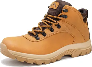 CC-Los Men's Waterproof Hiking Boots Work Boots Durable Non Slip Outdoor Shoes Size 7.5-14