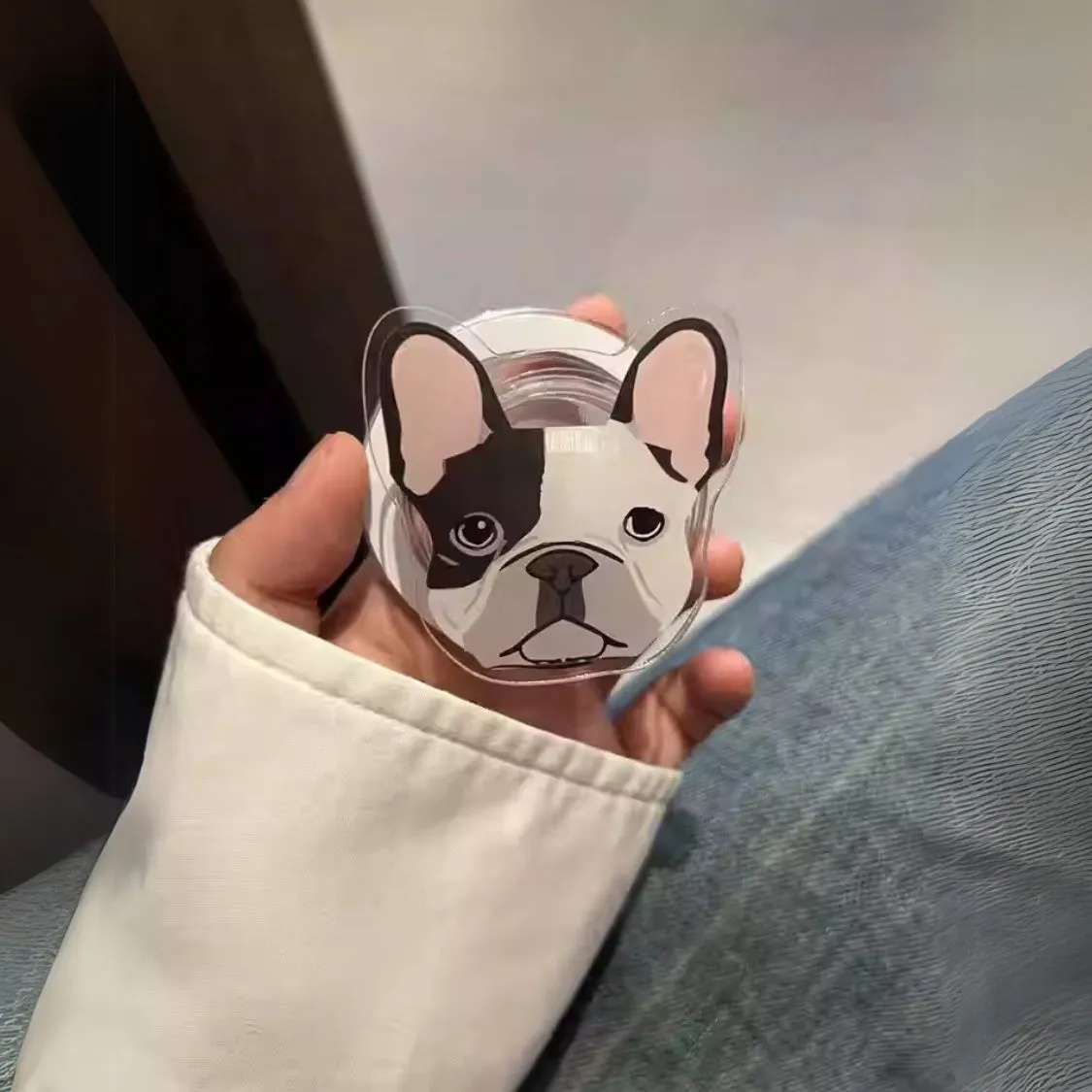 Charming French Bulldog iPhone Case - Multi-Color Puppies Design