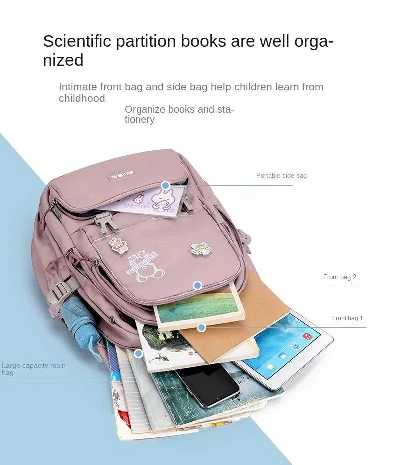 Children, Kids School Large Backpack  Book Bag Waterproof Laptop Travel Rucksack