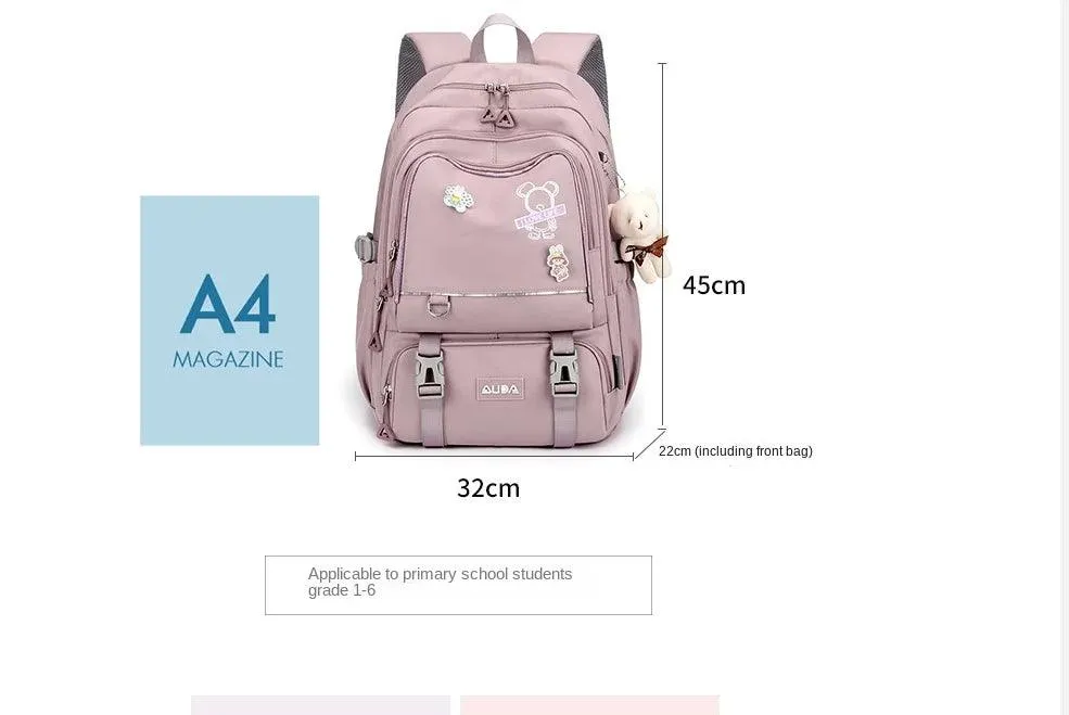 Children, Kids School Large Backpack  Book Bag Waterproof Laptop Travel Rucksack