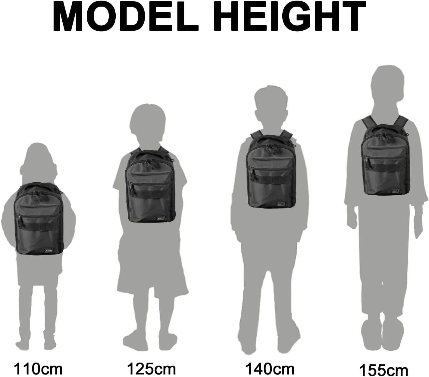 Child's Travel Backpack for Ages 3-6 | Lightweight Suitcase Style Carry-On | 10L Weekender with Tablet Sleeve & Chest Strap | All Black