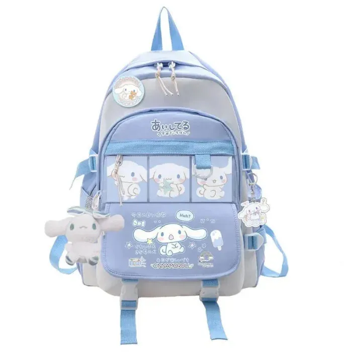 Cinnamon Roll Backpack for School