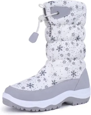 CIOR Women's Snow Boots Winter II Water-Resistant Fur Lined Frosty Warm Anti-Slip Boot U120WMX002-New.White-39