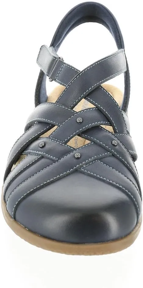 Clarks Womens Faux Leather Comfort Insole Slingback Sandals