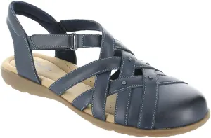 Clarks Womens Faux Leather Comfort Insole Slingback Sandals