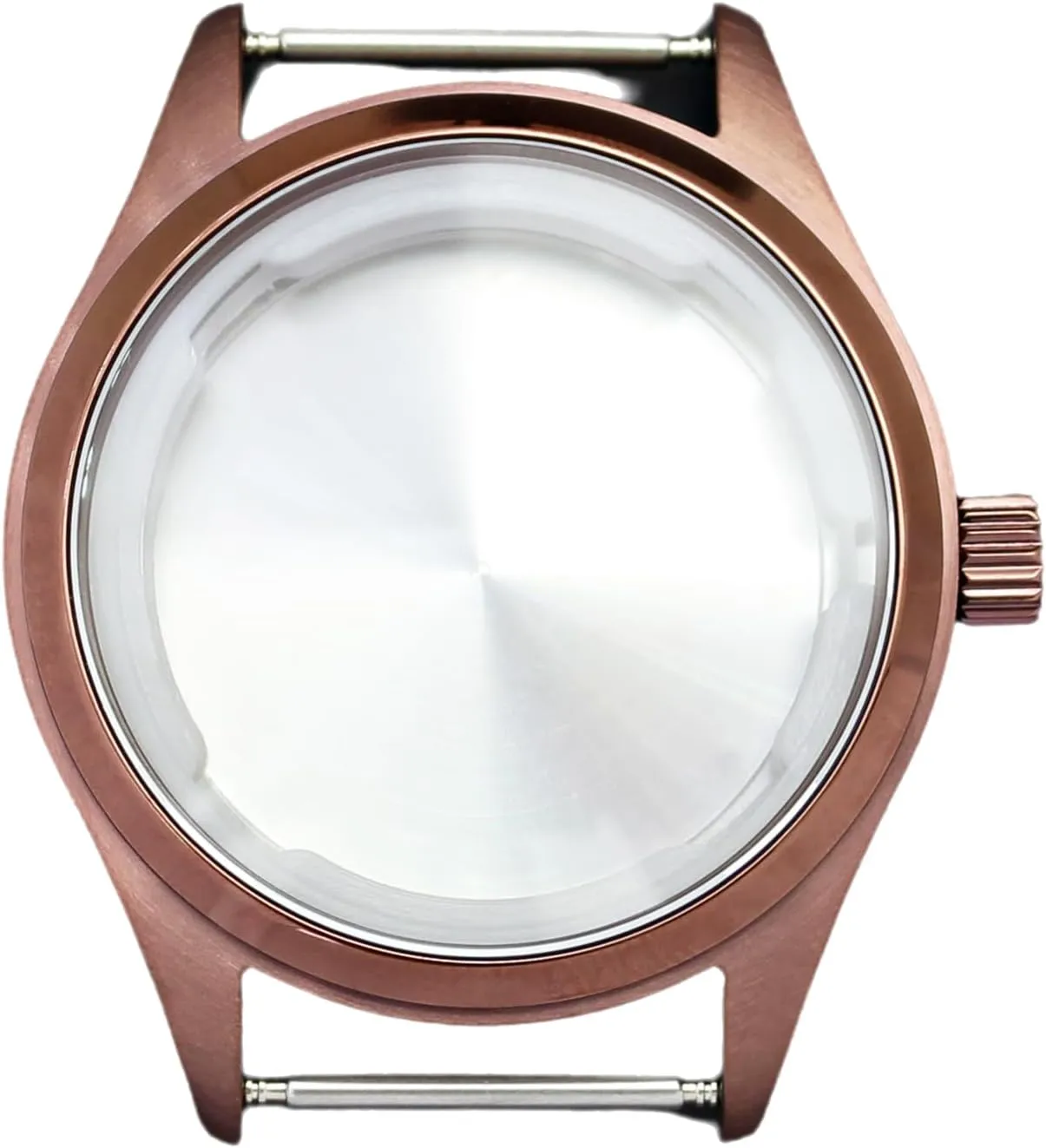 Classic Automatic Watch Case Sapphire Crystal Glass 34.3MM Dial for Nh34 Nh35 Nh36 Nh38 Movement