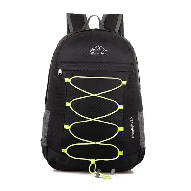CLEVER BEES Foldable Waterproof Travel Backpack – Lightweight Hiking Bag