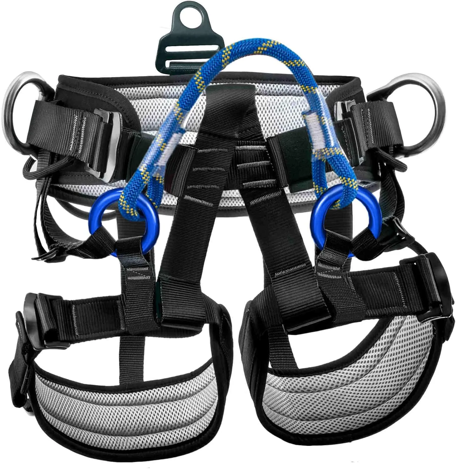 Climbing belts, Thicken Professional Large Size Safety Seat Belts for Tree Climbing, Rescuing Work, Rappelling