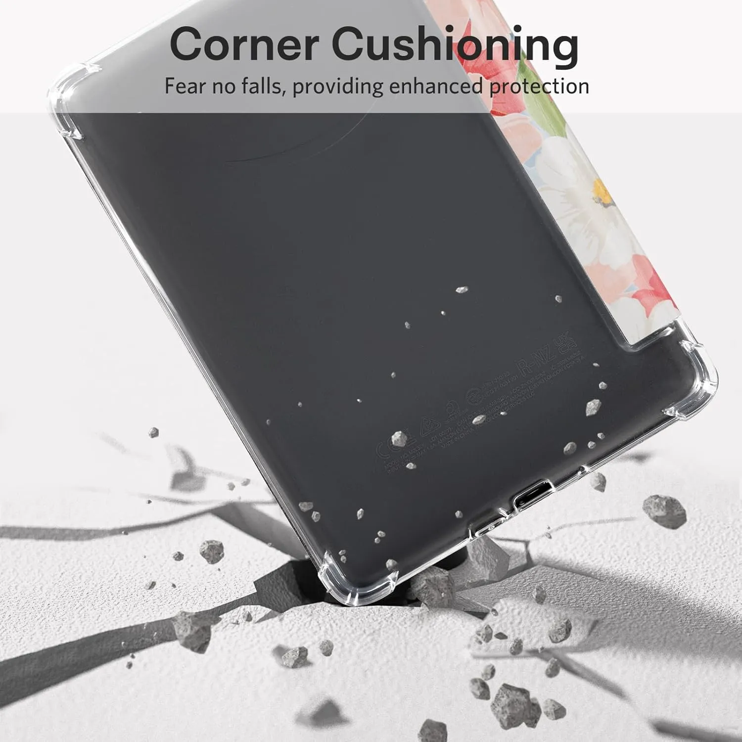 CoBak Case for Kindle Paperwhite (6.8" 11th Generation 2021 Released) & Paperwhite Signature Edition- New PU Leather Cover and Clear Soft Silicone Back Cover with Auto Sleep Wake Feature