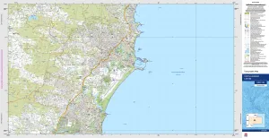 Coffs Harbour 9537-3N Topographic Map 1:25k