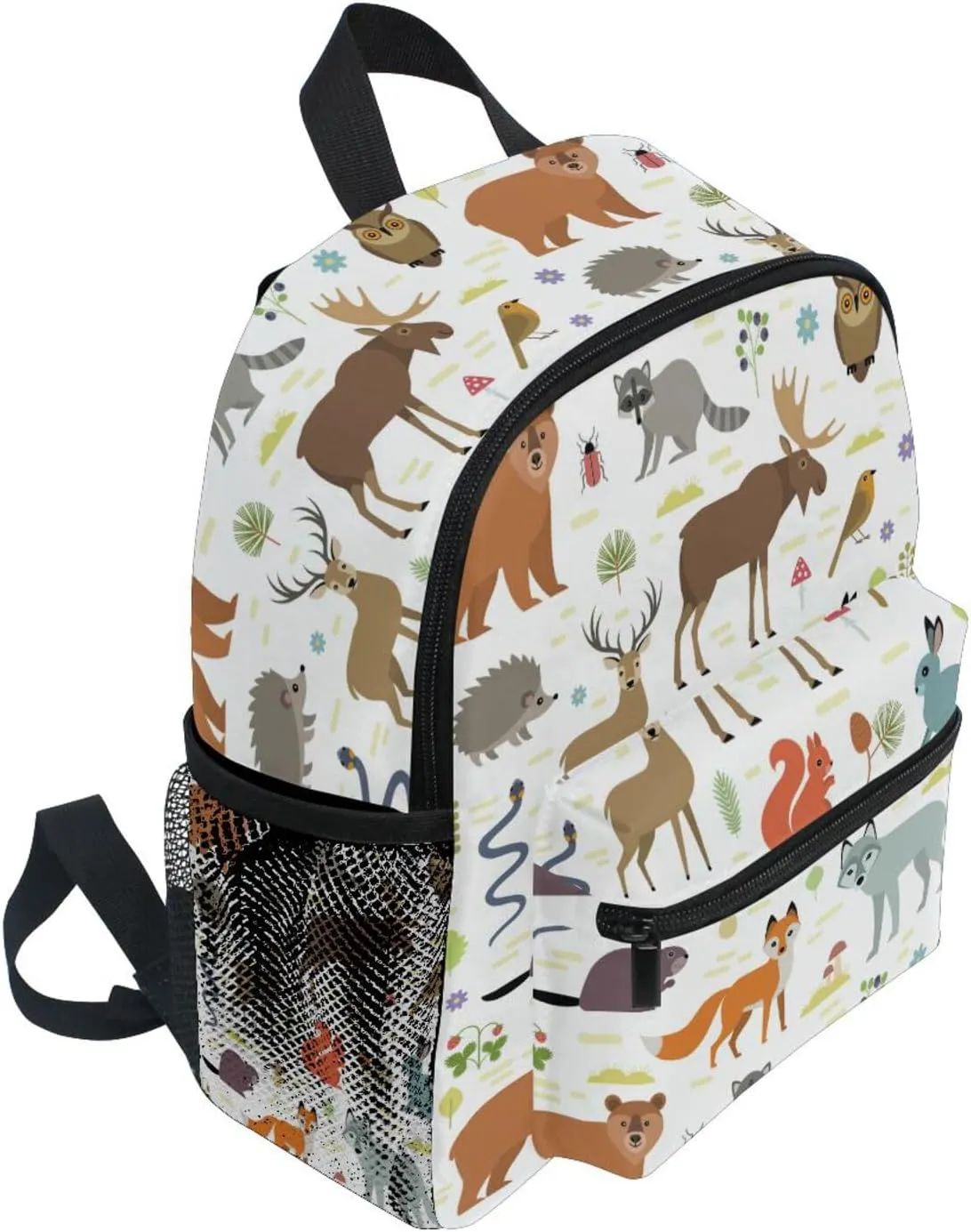 Collection Of Cute Animal Todder Backpack Lightweight Preschool Kindergarten Book Bag Practical and Durable Daycare Bag for Travel,Toys