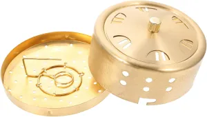 Copper Moxa Box for Smokeless Moxibustion Therapy Compact and Durable Design Adjustable Air Outlet for Optimal Usage Portable Body Massager Tool for Convenient Use