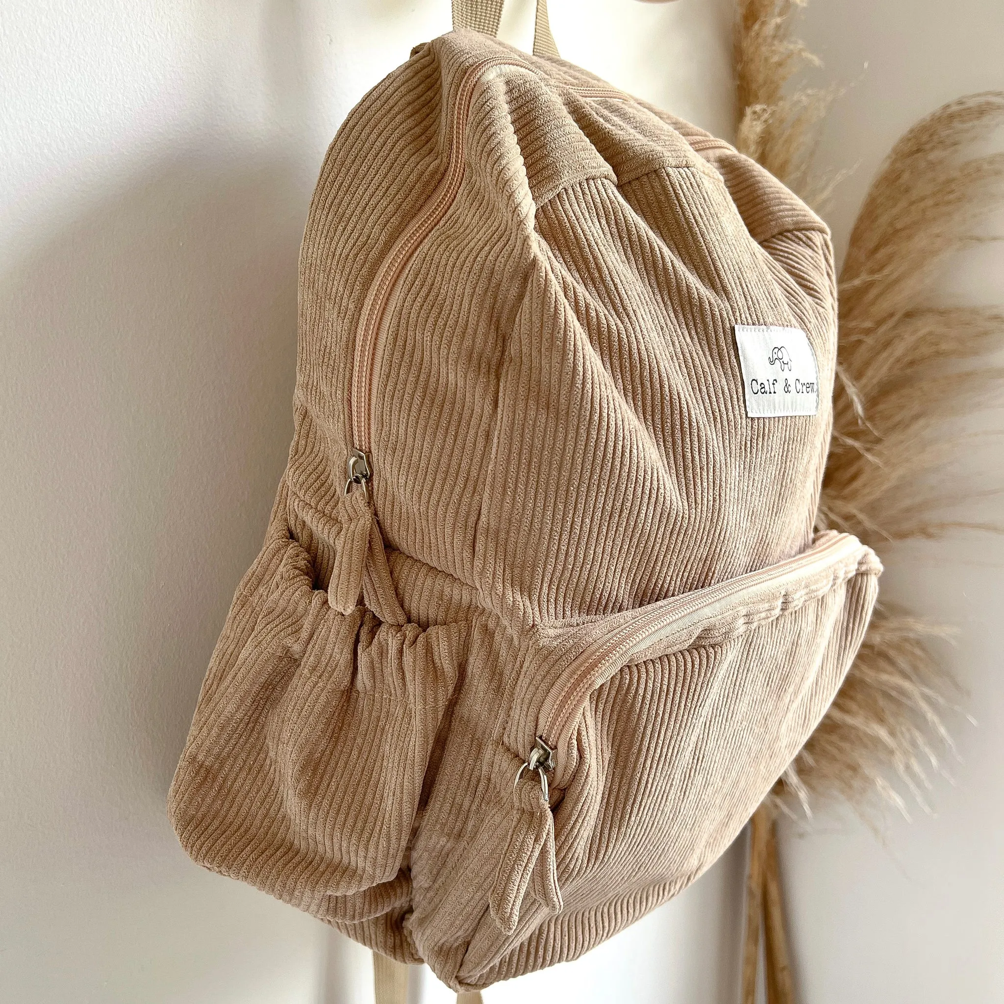 Corduroy Junior Backpack | Sand