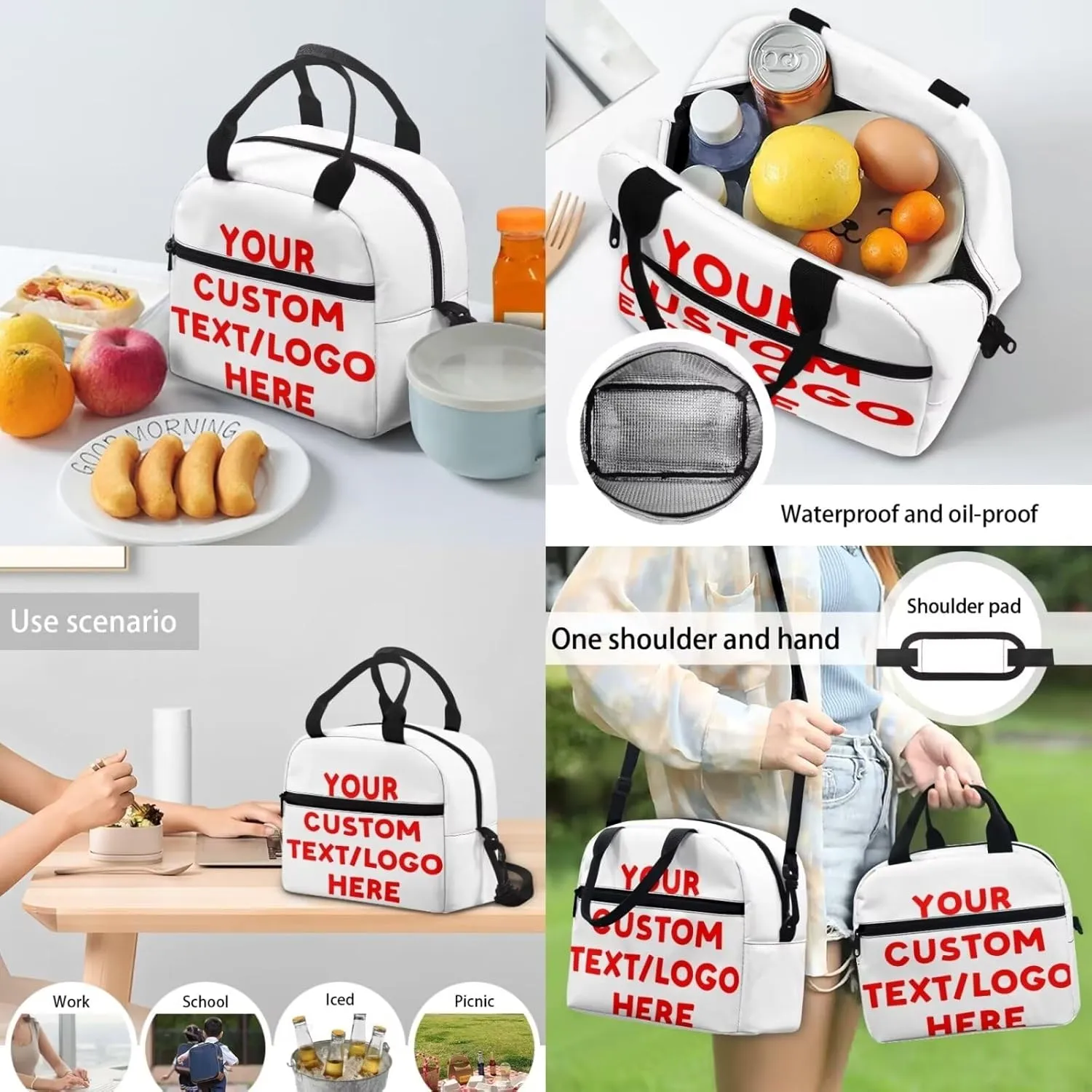 Custom Backpack for Kids Personalized 3 Piece Set Backpack with Your Name Text School Bag Customized Bookbag with Lunch Box And Pencil Case Set for Boys Girls