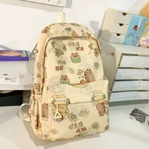 Cute Capibara Cartoon Backpack