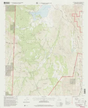 Cuyamaca Peak CA topo map, 1:24000 Scale, 7.5 X 7.5 Minute, Historical, 1997, Updated 2000, 27.1 x 21.9 in