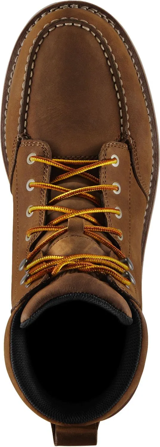 Danner Cedar River 6" Waterproof Work Boots for Men - Premium Leather with Breathable Danner Dry Barrier and Oil- and Slip-Resistant Outsole, EH Rated
