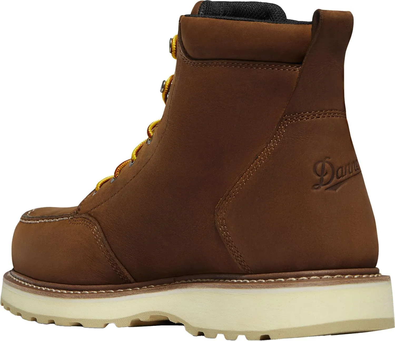 Danner Cedar River 6" Waterproof Work Boots for Men - Premium Leather with Breathable Danner Dry Barrier and Oil- and Slip-Resistant Outsole, EH Rated