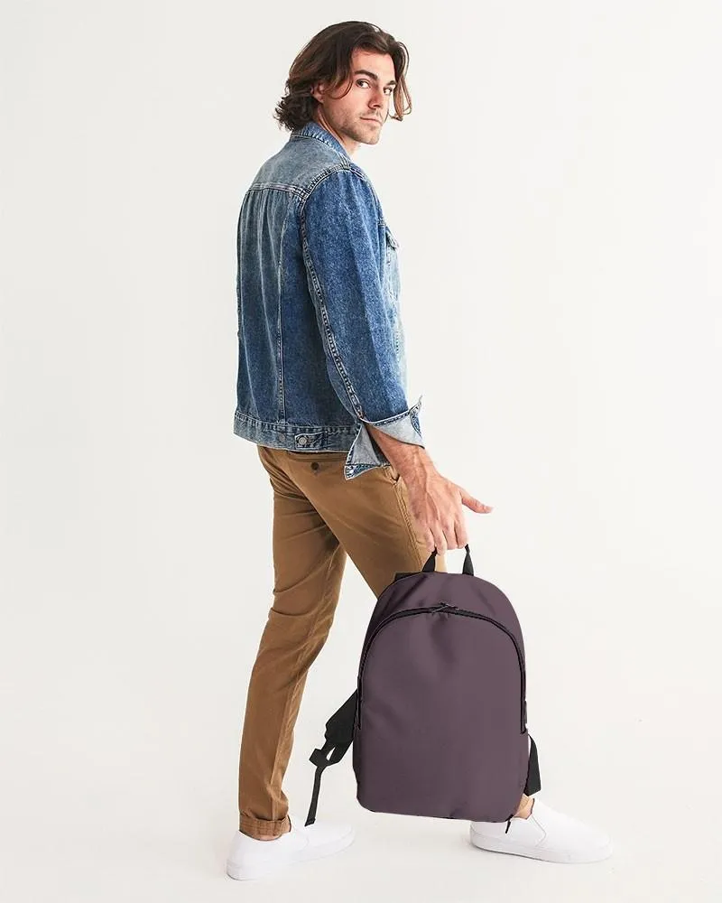 Dark Magenta Brown Waterproof Backpack | Dark Pale Pastel Magenta Brown | C0M30Y0K80