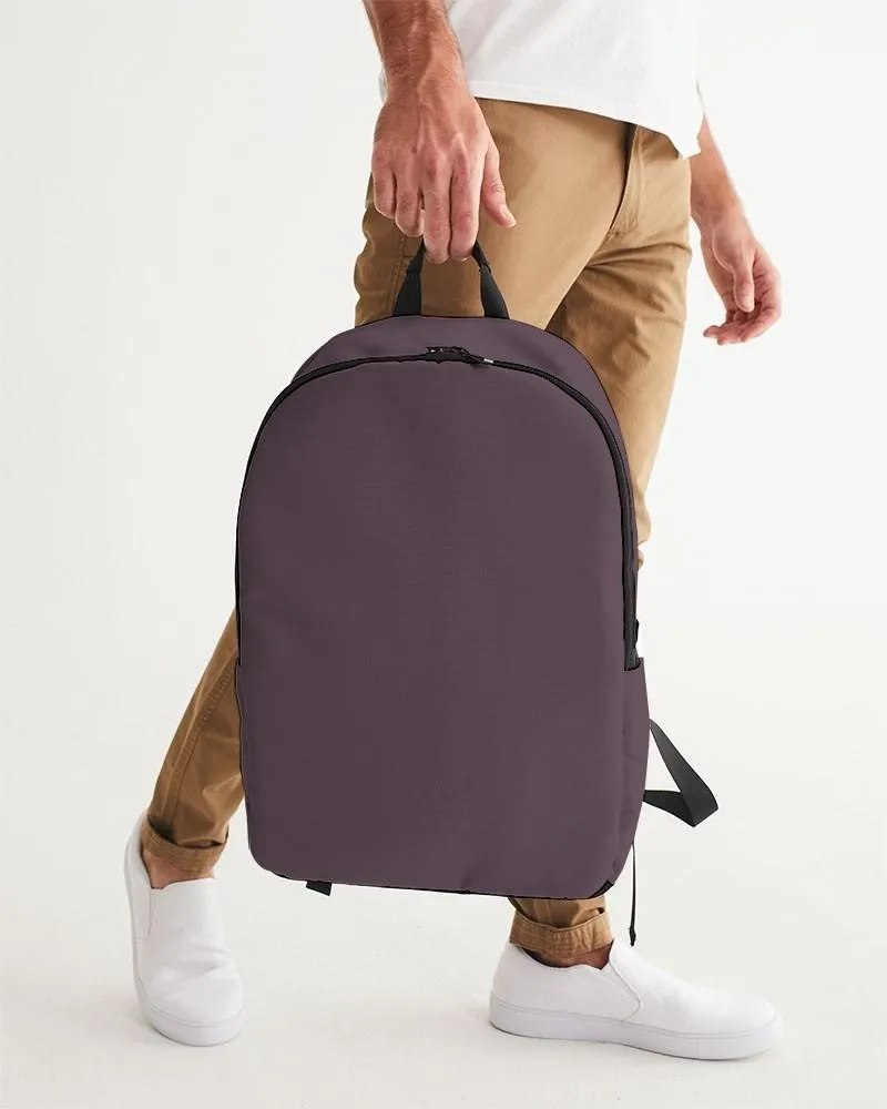 Dark Magenta Brown Waterproof Backpack | Dark Pale Pastel Magenta Brown | C0M30Y0K80
