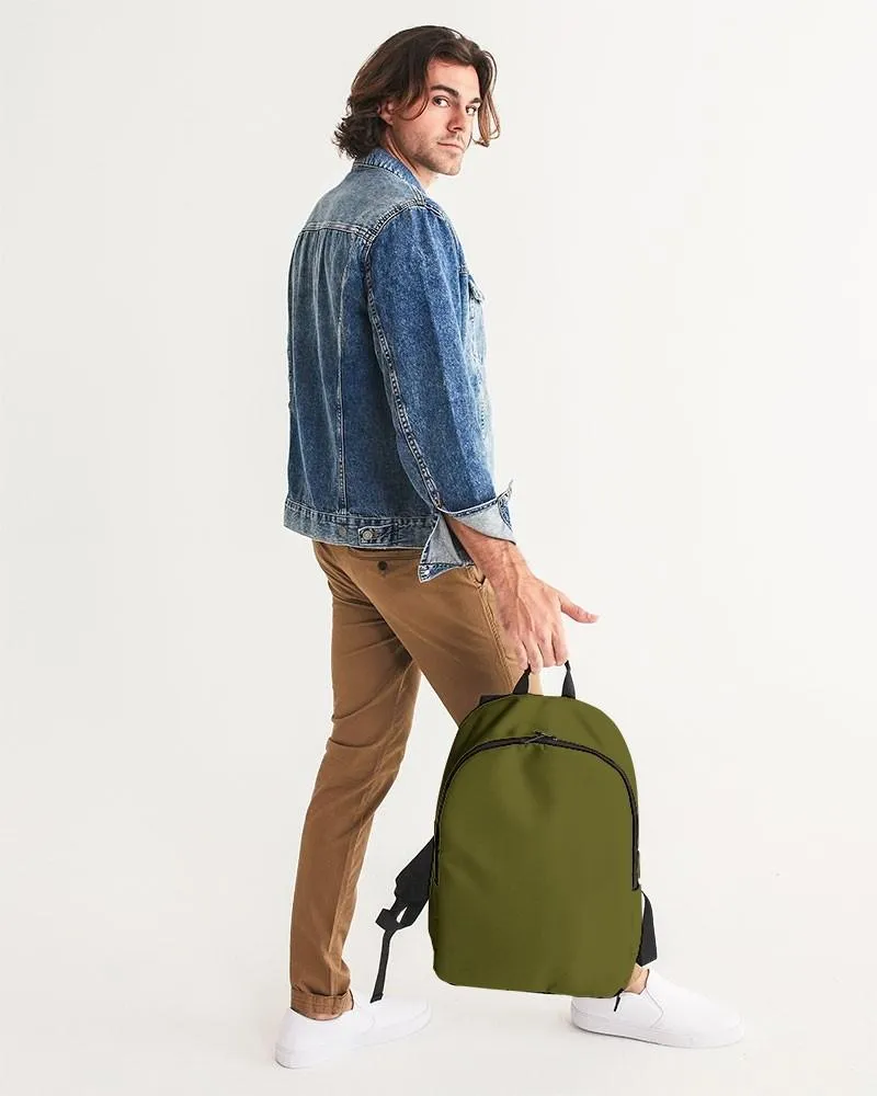 Dark Midtone Yellow Waterproof Backpack | C0M0Y80K80