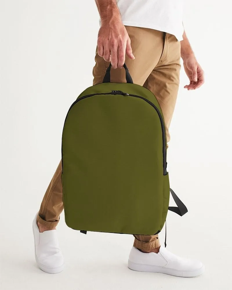 Dark Midtone Yellow Waterproof Backpack | C0M0Y80K80