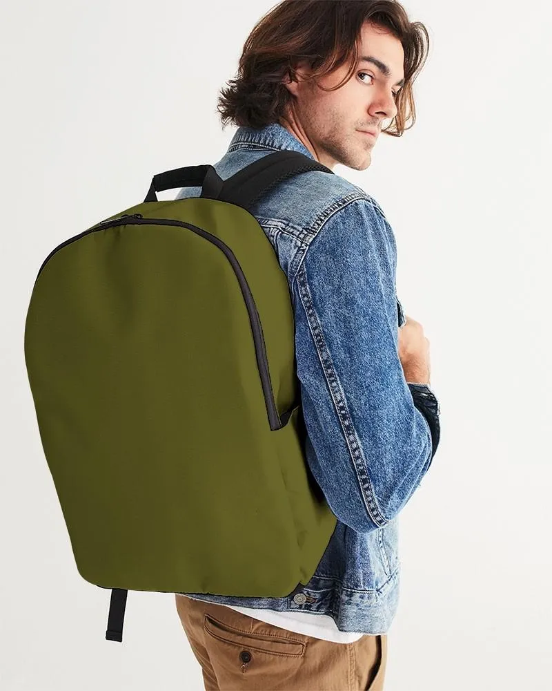 Dark Midtone Yellow Waterproof Backpack | C0M0Y80K80