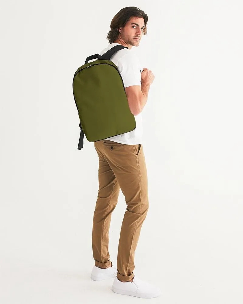 Dark Midtone Yellow Waterproof Backpack | C0M0Y80K80
