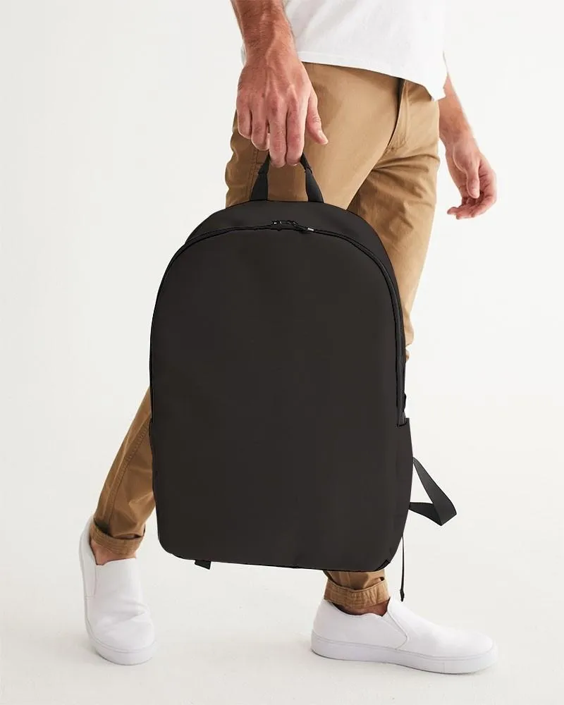 Deep Dark Brown Waterproof Backpack | Deep Dark Pale Pastel Brown | C60M60Y60K80