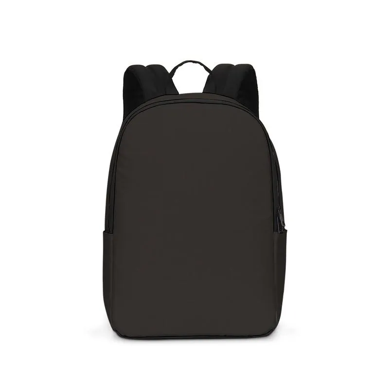 Deep Dark Brown Waterproof Backpack | Deep Dark Pale Pastel Brown | C60M60Y60K80